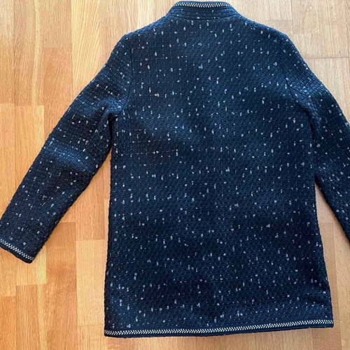 Tweed suit Axel like new, black with gold details