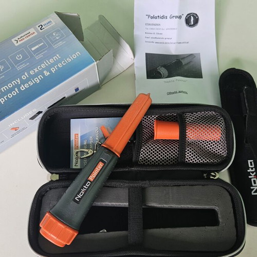 Nokta Impact Pro metal detector and Nokta Pin Pointer like new