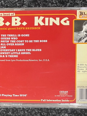 B.B. King CD like new, blues