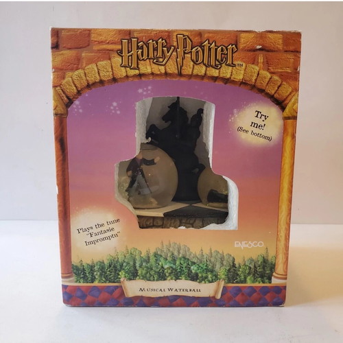 Harry Potter Musical Water Ball Globe Chess Knight 2001 new