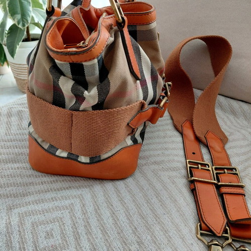 Burberry Sheldon handbag used with crossbody strap