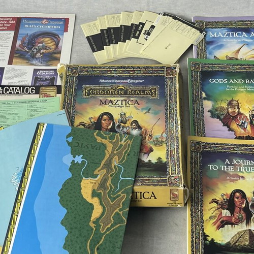 Forgotten Realms Maztica Campaign Set TSR 1056 used, complete AD&D 2nd Edition