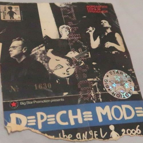 Depeche Mode concert ticket used