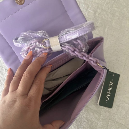 Verde handbag lilac new