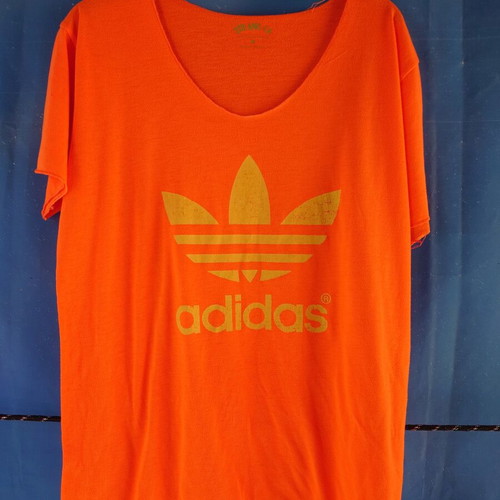 Unisex T-shirt Adidas used, size M, orange color