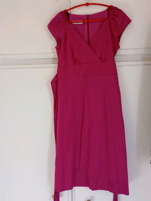 A-Style summer midi dress fuchsia like new, size M