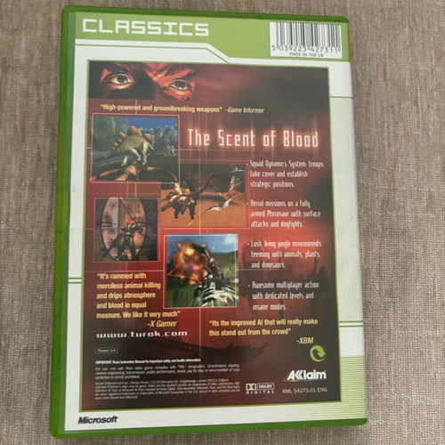 Turok Evolution Xbox Original used complete