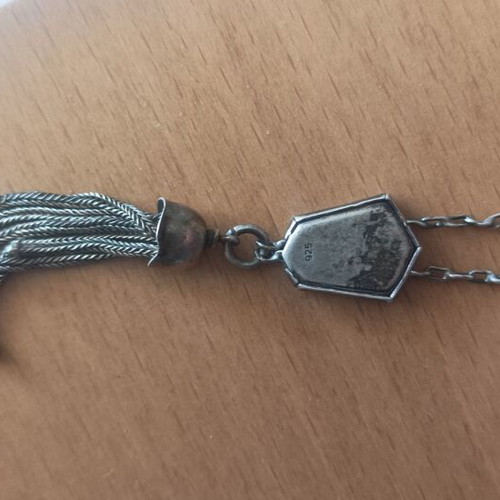 Komboloi with Tiger's Eye beads and 925 silver used