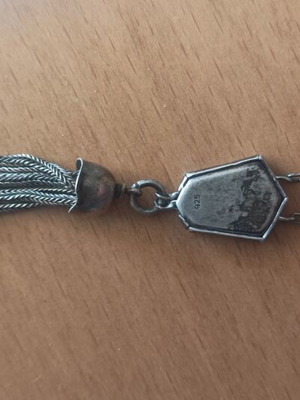 Komboloi with Tiger's Eye beads and 925 silver used
