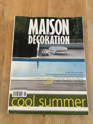 Maison & Decoration magazine No 36 June 2005 used, Greek