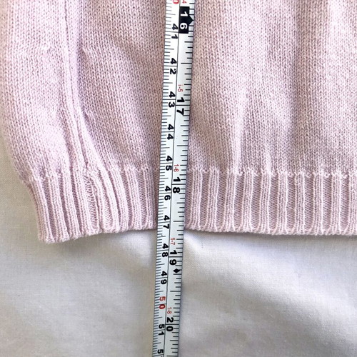 Motivi pink knitted sleeveless top mock neck size S like new