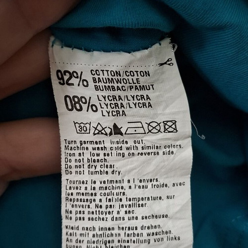 Knox turquoise t-shirt like new, size XXL