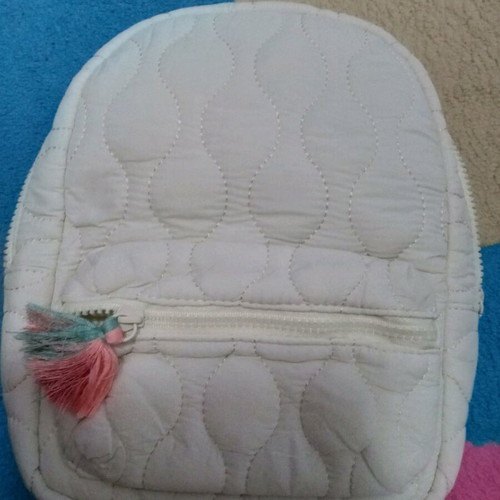 Orchestra summer backpack like new, white 27x20cm