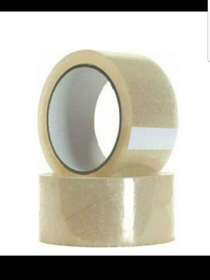 Adhesive tapes new, transparent, pack of 5
