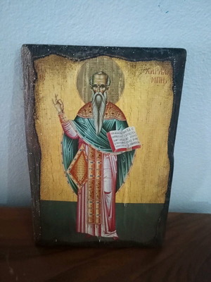 Saint Charalambos icon used, in very good condition