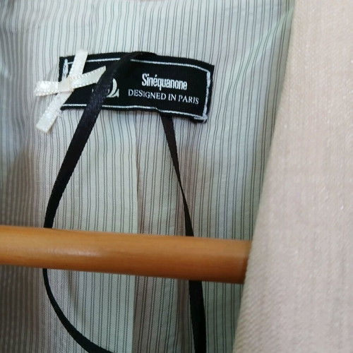Sinequanone jacket size 38 like new, pastel pink