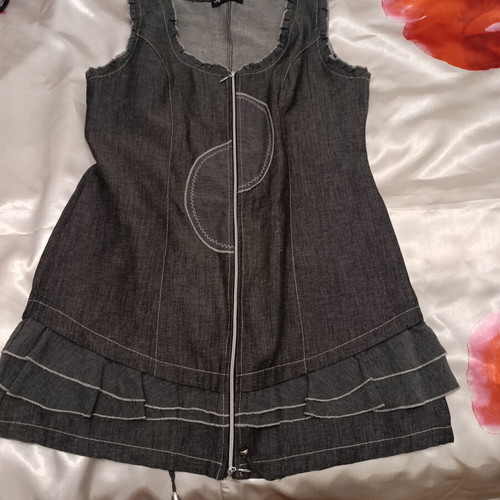 Denim dress like new, sizes L and XL