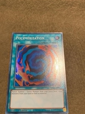 Polymerization authentic Yu-Gi-Oh card like new in excellent condition