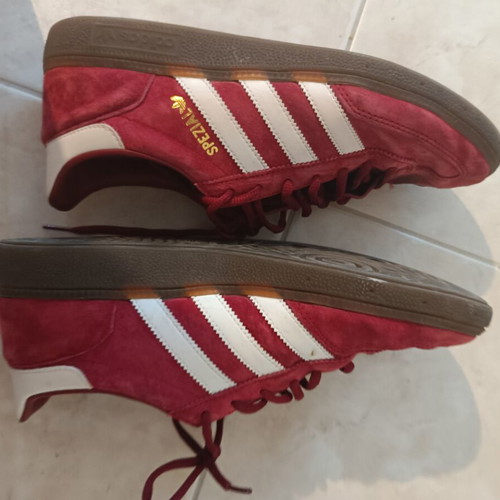 Adidas Spezial sneakers used, size 43.5 EU, red with small stain