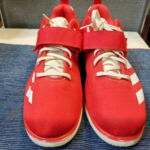 Adidas weightlifting shoes like new, size 50 2/3, red