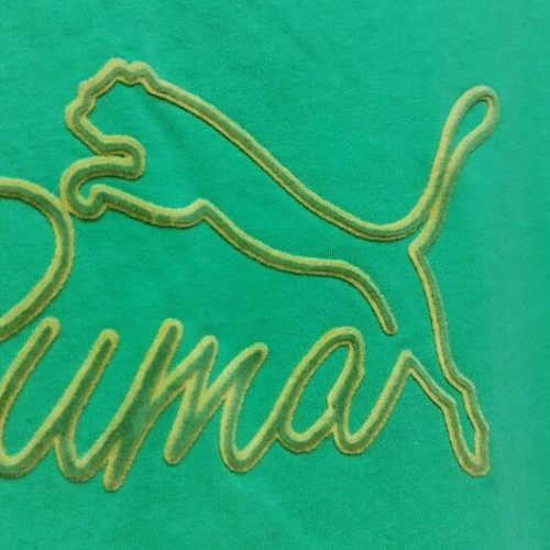 Puma Green Cotton Shirt like new, small-medium size