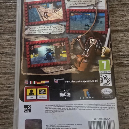 LEGO Pirates of the Caribbean PSP game
