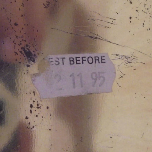 Cadbury's old metal chocolate biscuit tin used, empty