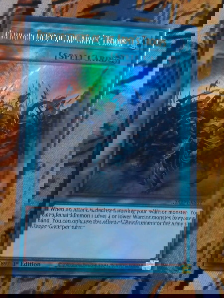 Reinforcement Of The Army Troops (Ultra Rare, Yugioh)