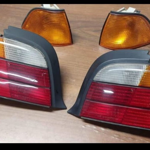 BMW E36 rear lights and front orange indicators used, genuine
