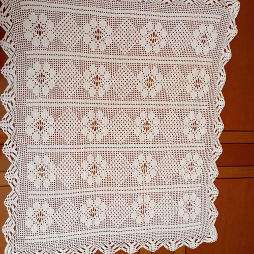 Set of handmade crochet linens new