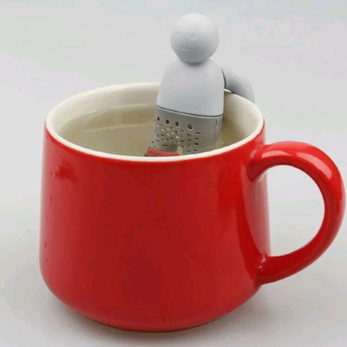 Tea strainer used in human shape