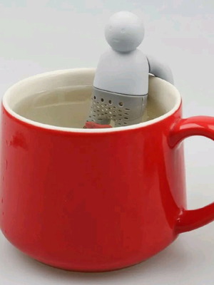 Tea strainer used in human shape