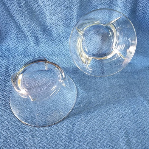 Glass bowls used, set of 2 pieces