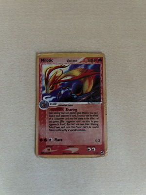 Pokemon collectible card used, rare