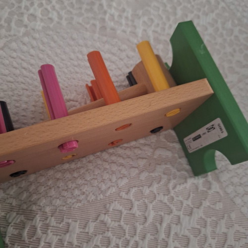 Ikea wooden toy with hammer like new