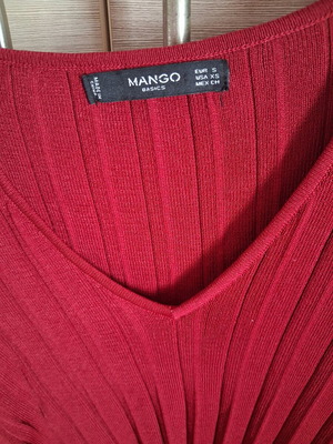Mango red blouse small size like new