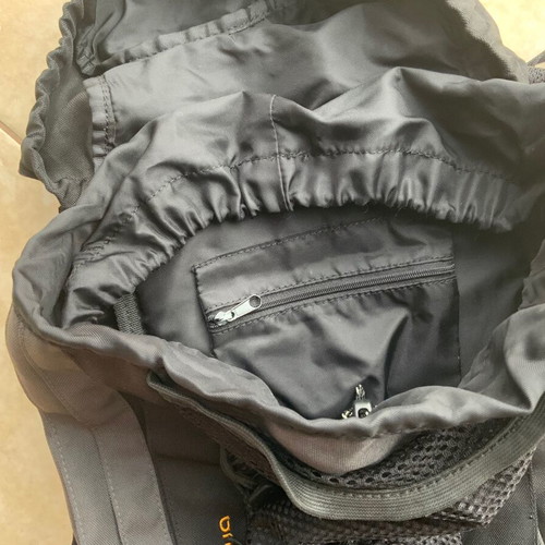 Backpack Quechua black, used, waterproof and durable