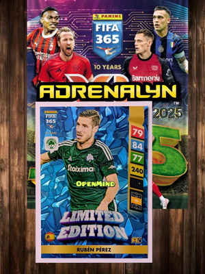 Κάρτα Ruben Perez limited edition Fifa 365 2025 Adrenalyn XL καινούργια