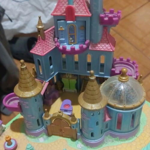 Polly Pocket Disney Η Πεντάμορφη και το Τέρας μαγικό κάστρο από το 1997