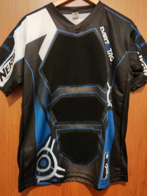 Nerf shirt size L like new, black and blue