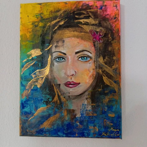 Painting acrylic 18x24cm new