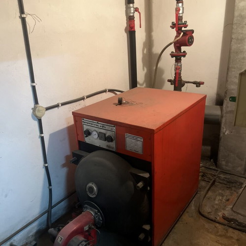 Firogenis Meteor SL-55D Oil Boiler 55,000 Kcal/h used with Burner and Circulator