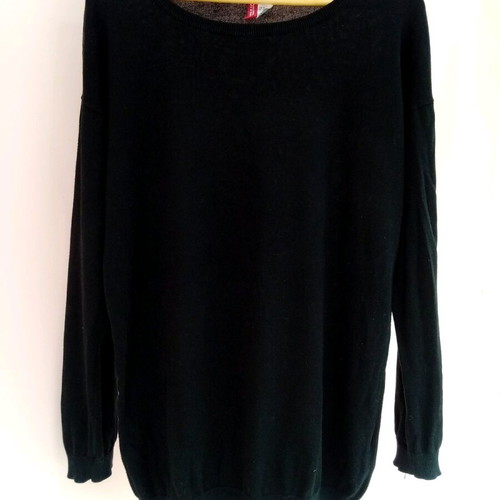 Women's black blouse medium like new, large fit
