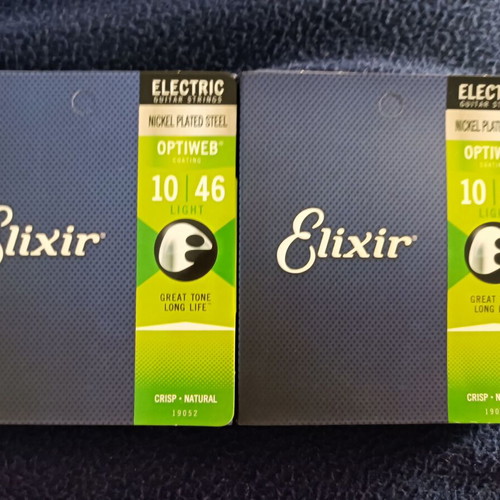 Elixir Optiweb 10-46 guitar strings new