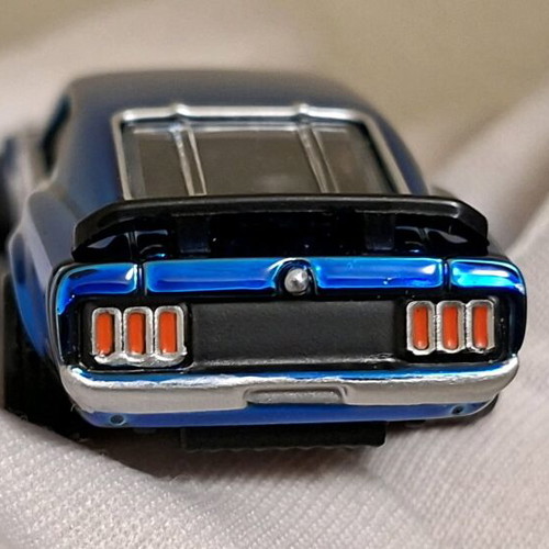 Hot Wheels 2017 RLC '70 Mustang Boss 302 Blue like new, spectraflame blue