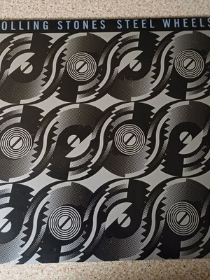Rolling Stones Steel Wheels vinyl record used