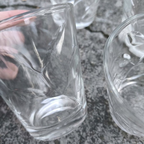 Glass wine glass set new