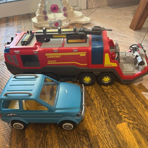 Playmobil toys used, large bag with children's playsets