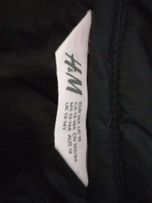 Thermolite jacket H&M black like new