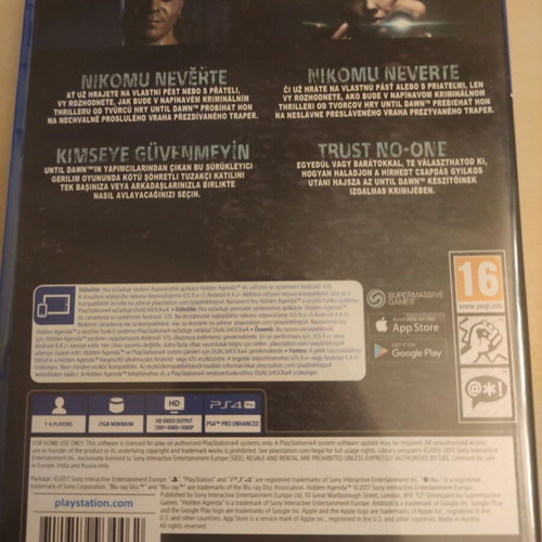 Hidden Agenda PS4 used action and adventure game